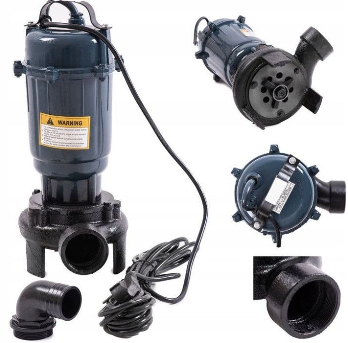 Фекальний насос з ножем та шлангом на 20 метрів