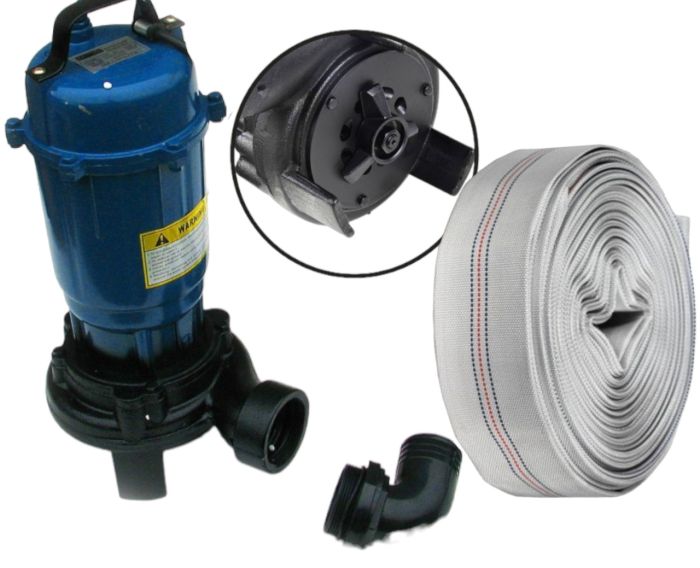 Фекальний насос з ножем (+шланг 20 м)