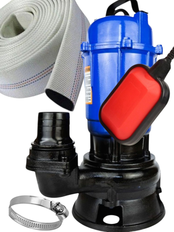 Занурювальний фекальний насос + Шланг 20м