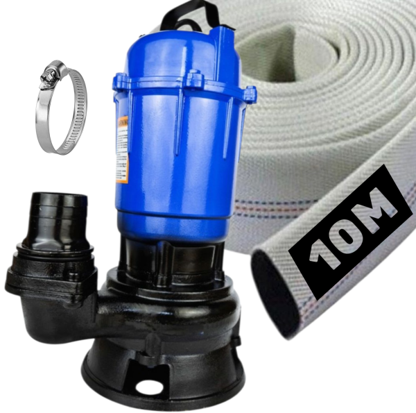 Фекальний насос + шланг 10м для ефективної каналізаційної системи