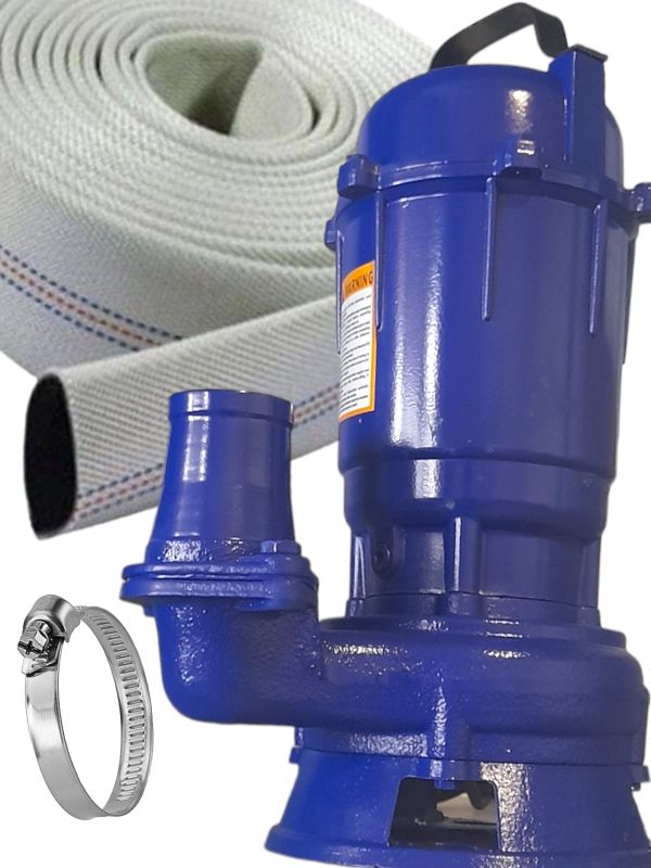 Дренажно фекальний насос для Каналізації та шланг 10м
